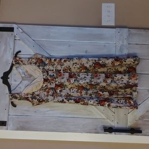 Vintage flowered dress